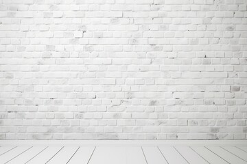 Fototapeta premium White brick wall architecture backgrounds building.