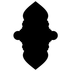 Islamic Label Emblem Shape Glyph Pictogram symbol visual illustration