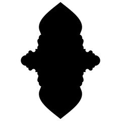 Islamic Label Emblem Shape Glyph Pictogram symbol visual illustration
