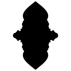 Islamic Label Emblem Shape Glyph Pictogram symbol visual illustration