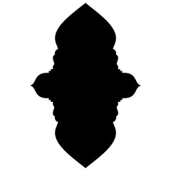 Islamic Label Emblem Shape Glyph Pictogram symbol visual illustration