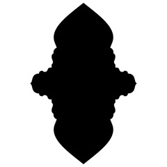 Islamic Label Emblem Shape Glyph Pictogram symbol visual illustration