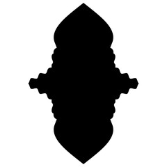 Islamic Label Emblem Shape Glyph Pictogram symbol visual illustration