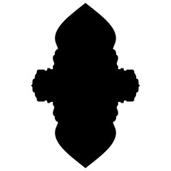 Islamic Label Emblem Shape Glyph Pictogram symbol visual illustration