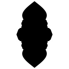 Islamic Label Emblem Shape Glyph Pictogram symbol visual illustration