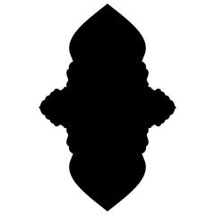 Islamic Label Emblem Shape Glyph Pictogram symbol visual illustration