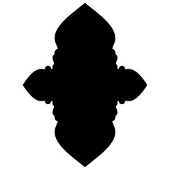 Islamic Label Emblem Shape Glyph Pictogram symbol visual illustration