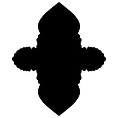 Islamic Label Emblem Shape Glyph Pictogram symbol visual illustration
