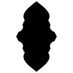 Islamic Label Emblem Shape Glyph Pictogram symbol visual illustration