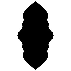 Islamic Label Emblem Shape Glyph Pictogram symbol visual illustration