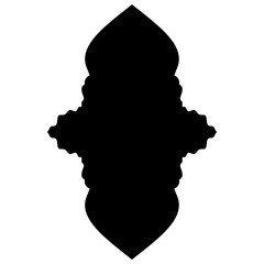 Islamic Label Emblem Shape Glyph Pictogram symbol visual illustration