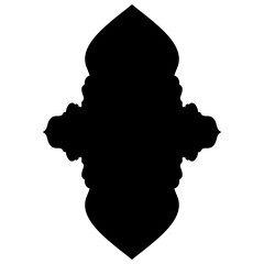 Islamic Label Emblem Shape Glyph Pictogram symbol visual illustration