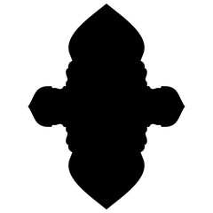 Islamic Label Emblem Shape Glyph Pictogram symbol visual illustration