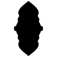 Islamic Label Emblem Shape Glyph Pictogram symbol visual illustration