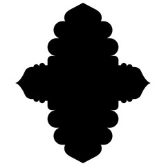 Islamic Label Emblem Shape Glyph Pictogram symbol visual illustration