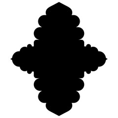 Islamic Label Emblem Shape Glyph Pictogram symbol visual illustration