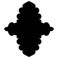 Islamic Label Emblem Shape Glyph Pictogram symbol visual illustration