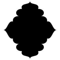 Islamic Label Emblem Shape Glyph Pictogram symbol visual illustration