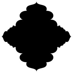 Islamic Label Emblem Shape Glyph Pictogram symbol visual illustration