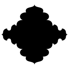 Islamic Label Emblem Shape Glyph Pictogram symbol visual illustration