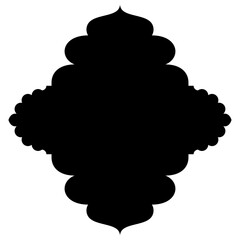 Islamic Label Emblem Shape Glyph Pictogram symbol visual illustration