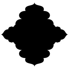 Islamic Label Emblem Shape Glyph Pictogram symbol visual illustration