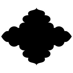 Islamic Label Emblem Shape Glyph Pictogram symbol visual illustration