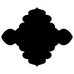 Islamic Label Emblem Shape Glyph Pictogram symbol visual illustration