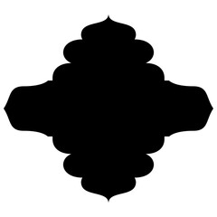 Islamic Label Emblem Shape Glyph Pictogram symbol visual illustration