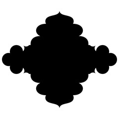 Islamic Label Emblem Shape Glyph Pictogram symbol visual illustration