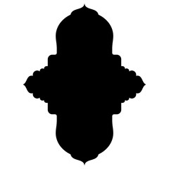 Islamic Label Emblem Shape Glyph Pictogram symbol visual illustration