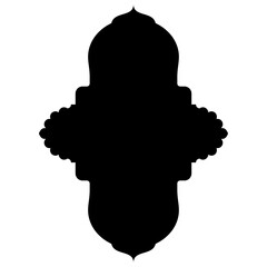 Islamic Label Emblem Shape Glyph Pictogram symbol visual illustration