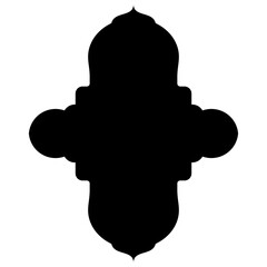 Islamic Label Emblem Shape Glyph Pictogram symbol visual illustration