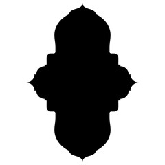 Islamic Label Emblem Shape Glyph Pictogram symbol visual illustration