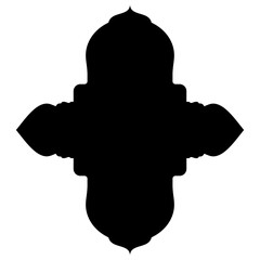 Islamic Label Emblem Shape Glyph Pictogram symbol visual illustration