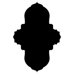 Islamic Label Emblem Shape Glyph Pictogram symbol visual illustration