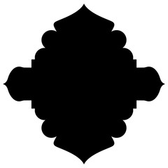 Islamic Label Emblem Shape Glyph Pictogram symbol visual illustration