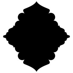 Islamic Label Emblem Shape Glyph Pictogram symbol visual illustration