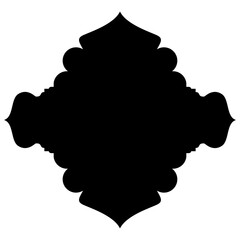 Islamic Label Emblem Shape Glyph Pictogram symbol visual illustration