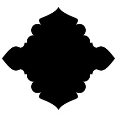 Islamic Label Emblem Shape Glyph Pictogram symbol visual illustration