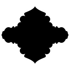 Islamic Label Emblem Shape Glyph Pictogram symbol visual illustration