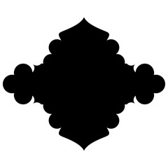 Islamic Label Emblem Shape Glyph Pictogram symbol visual illustration