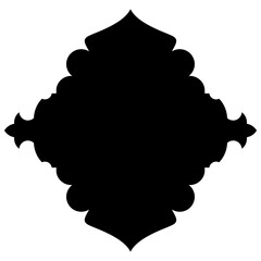 Islamic Label Emblem Shape Glyph Pictogram symbol visual illustration