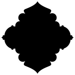 Islamic Label Emblem Shape Glyph Pictogram symbol visual illustration