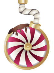 Chocolate factory elements of mechanisms and candies 10