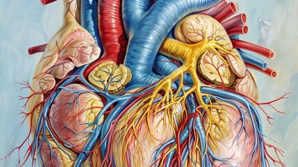 Anatomy of the heart and circulatory system