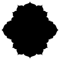 Islamic Label Emblem Shape Glyph Pictogram symbol visual illustration