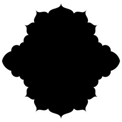 Islamic Label Emblem Shape Glyph Pictogram symbol visual illustration