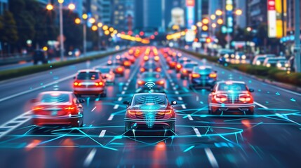 Autonomous vehicles navigating city streets