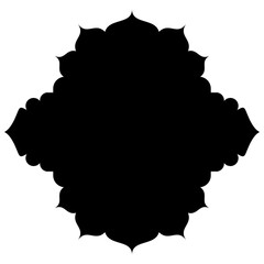 Islamic Label Emblem Shape Glyph Pictogram symbol visual illustration